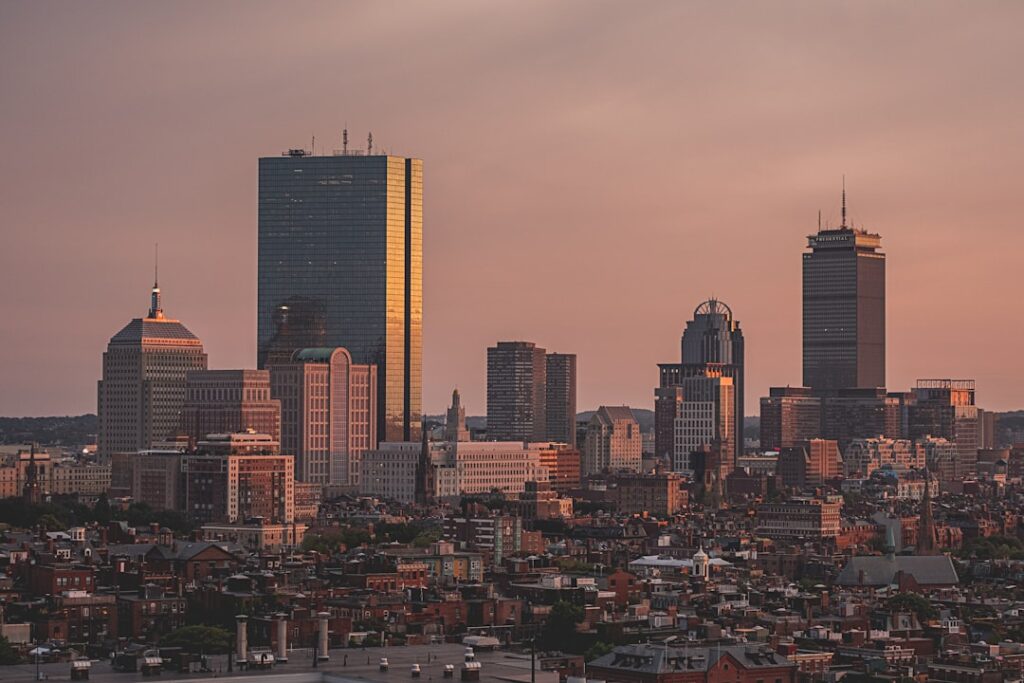 Photo Cityscape skyline