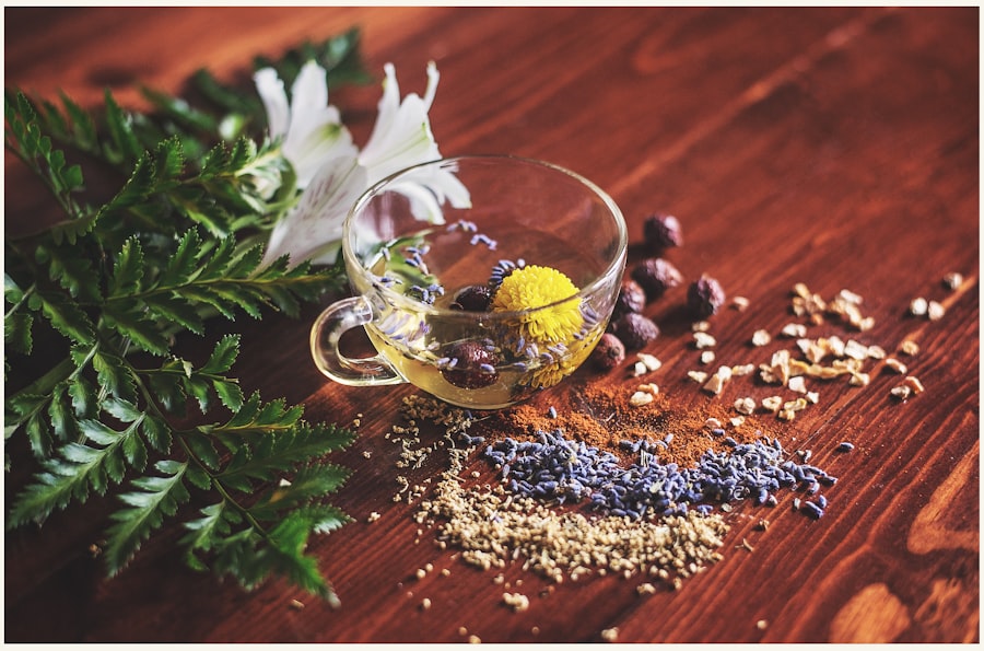Photo herbal dietary supplements